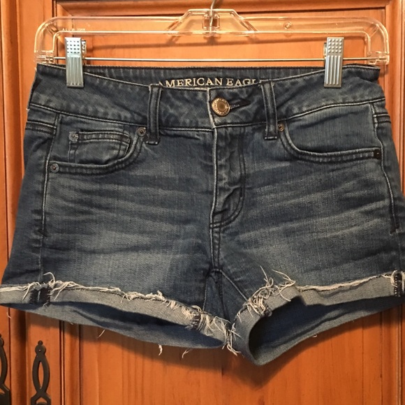 American Eagle Outfitters Pants - American Eagle Shortie Jean shorts size 0